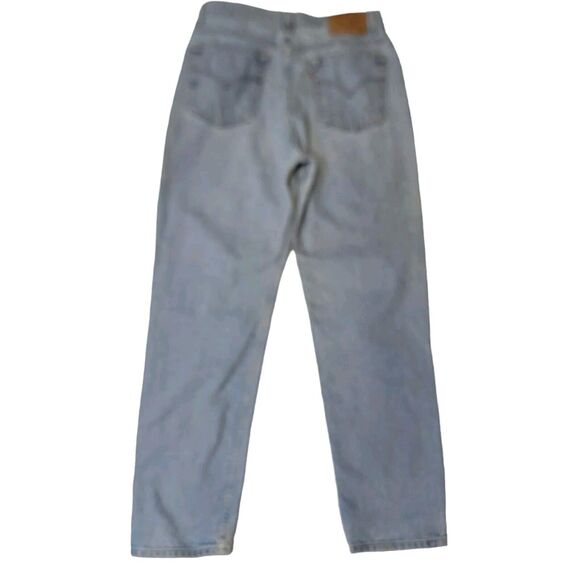 Levi's 512 Jeans Womans 14 Blue Light Wash Vintage Slim Fit Straight Leg USA 90s - Picture 3 of 8